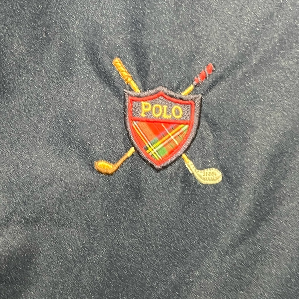 Polo by Ralph Lauren Navy Half-Zip Reversable Puffer Pullover - Picture 2 of 7